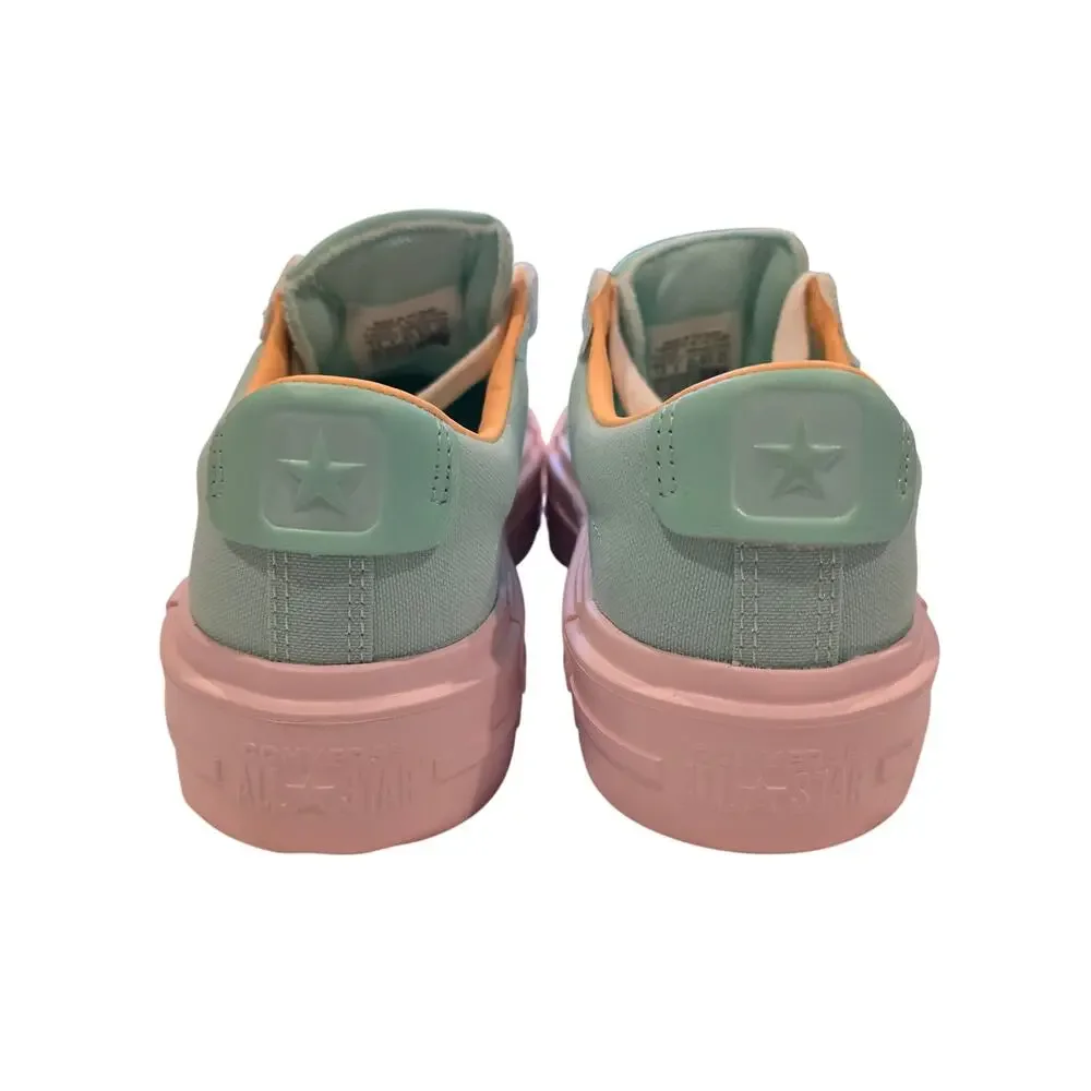 Converse Move Platform Low‎ Top Sneakers Women's 9 Mint Green Pink Canvas NWOT